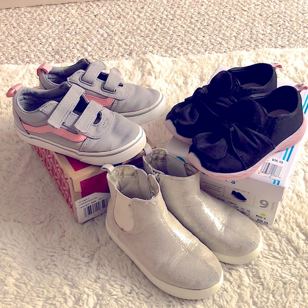 Toddler Sz9 Tennis Shoes Bundle - 3 pairs